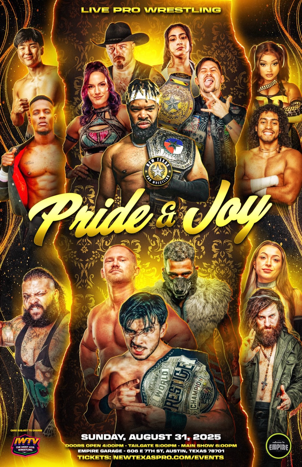 New Texas Pro Austin: “Pride & Joy” Quick&nbsp;Results